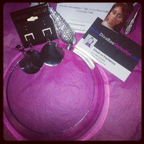 Metal Choker and Matching Earrings Set