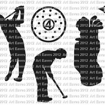 Golf Vinyl Decals Players, Bag, Ball, Flag and Personalized Name Set of 11 Decals