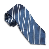 Blue Repp Stripe Tie