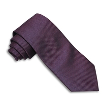Navy With Red Pindot Tie