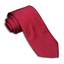Red with Blue Pindot Tie