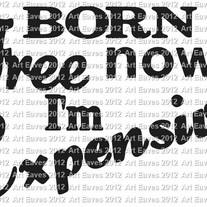 Born Free Vinyl Decal