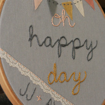 Custom Wedding Hoop- Ashleigh 