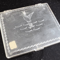 Vintage Hankie Storage Box by Hommer Mfg.