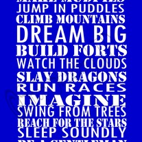 Wishes for Boys - Blue