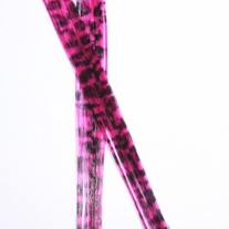♥ SCENE,EMO PINK LEOPARD CLIP-IN HAIR EXTENSIONS ♥