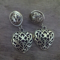 Heart Dangling Earrings