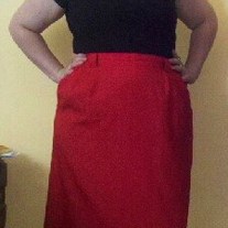 Requirements Vintage Red Skirt 20W
