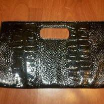 Rectangular Black Clutch