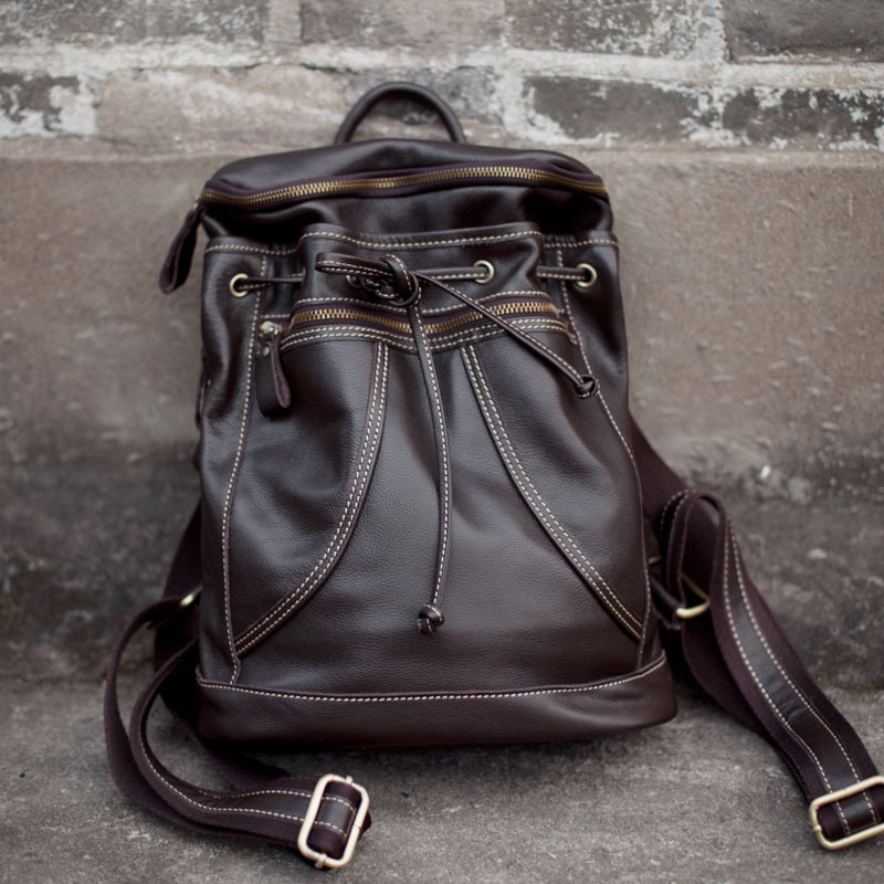 Handmade Leather Women's Backpack / Day Pack / Satchel / Travel Bag in