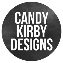 Candy_kirby_designs_round_chalkboard_logo