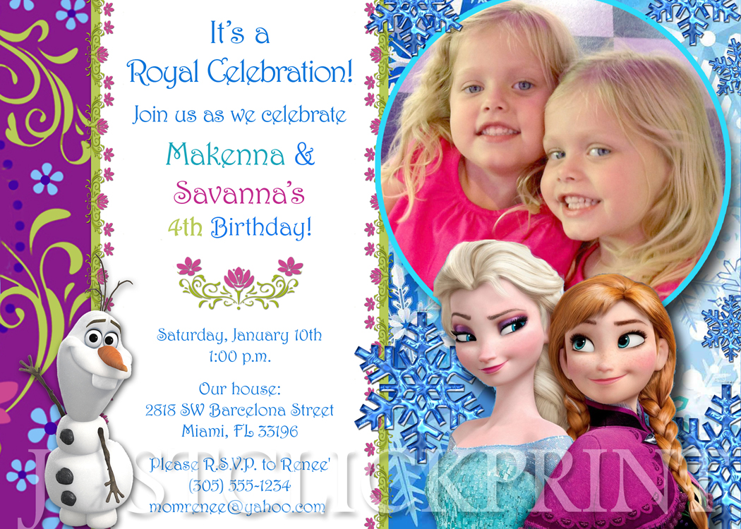 Featured image of post Frozen Birthday Invitations Online