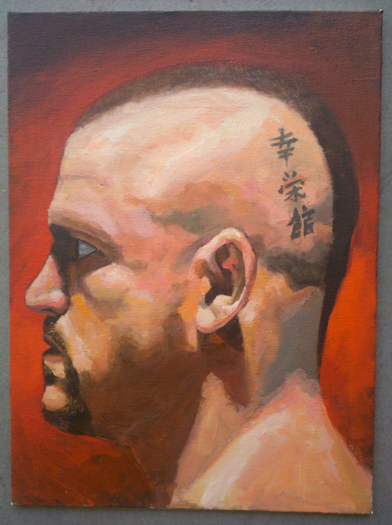 Painting of UFC Fighter Chuck Liddell on Storenvy
