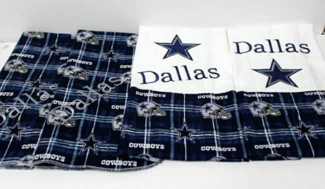 dallas cowboys receiving blankets