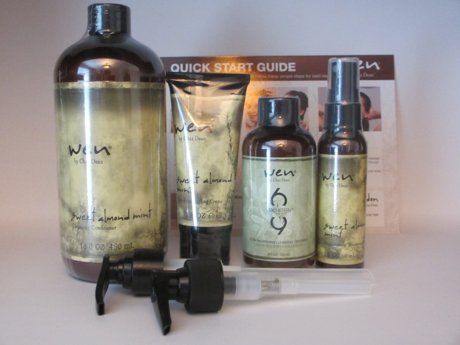 Wen By Chaz Dean Healthy Hair Care System 4 Pc Kit Set R G