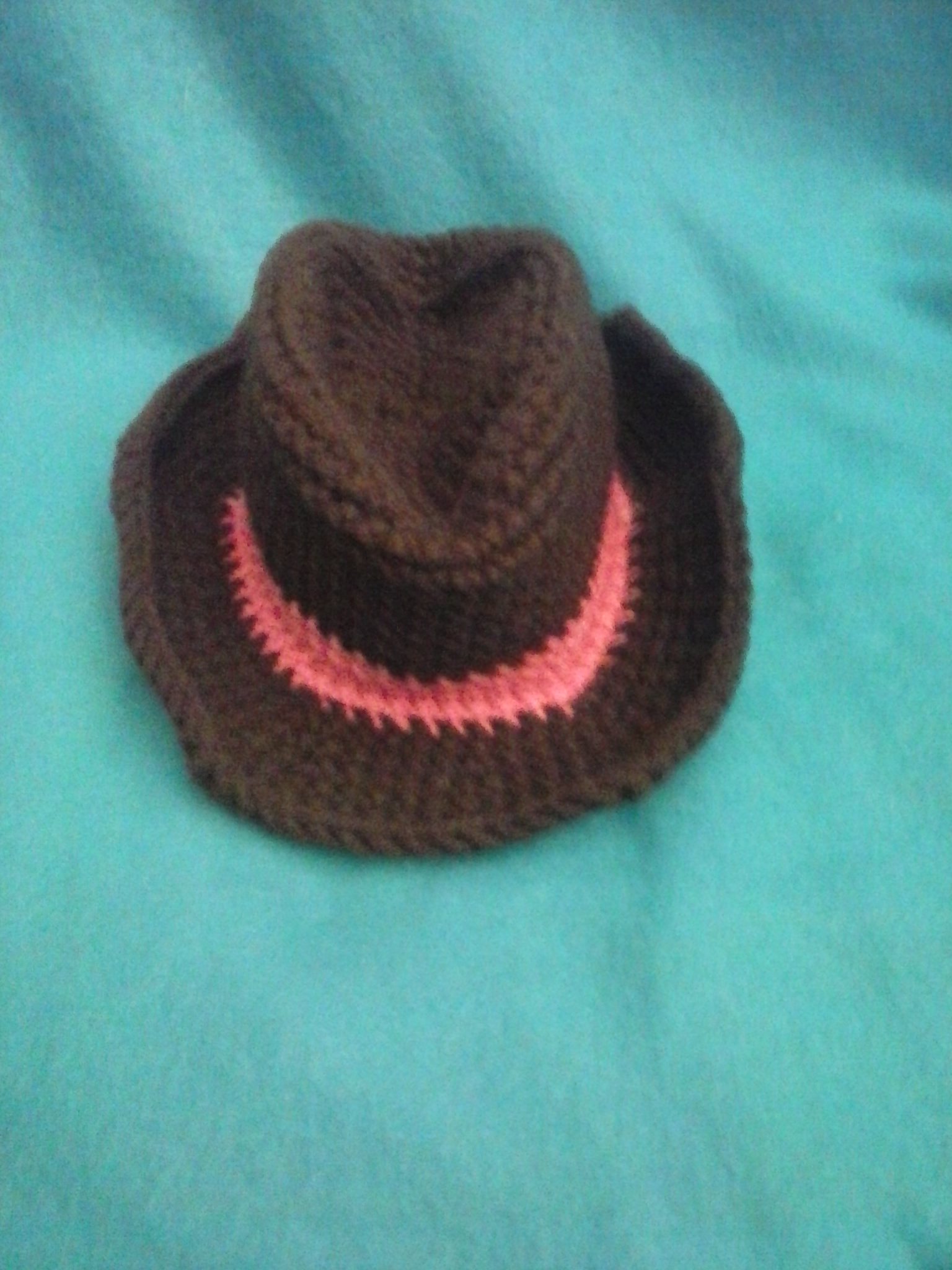 pink baby cowgirl hat