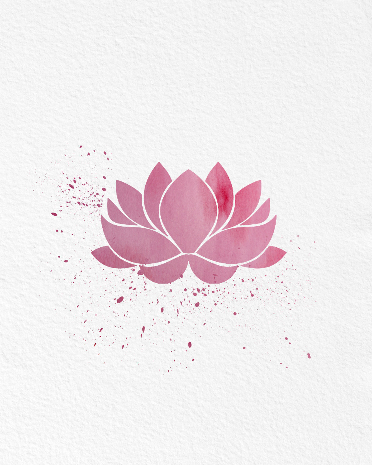 watercolor art print love