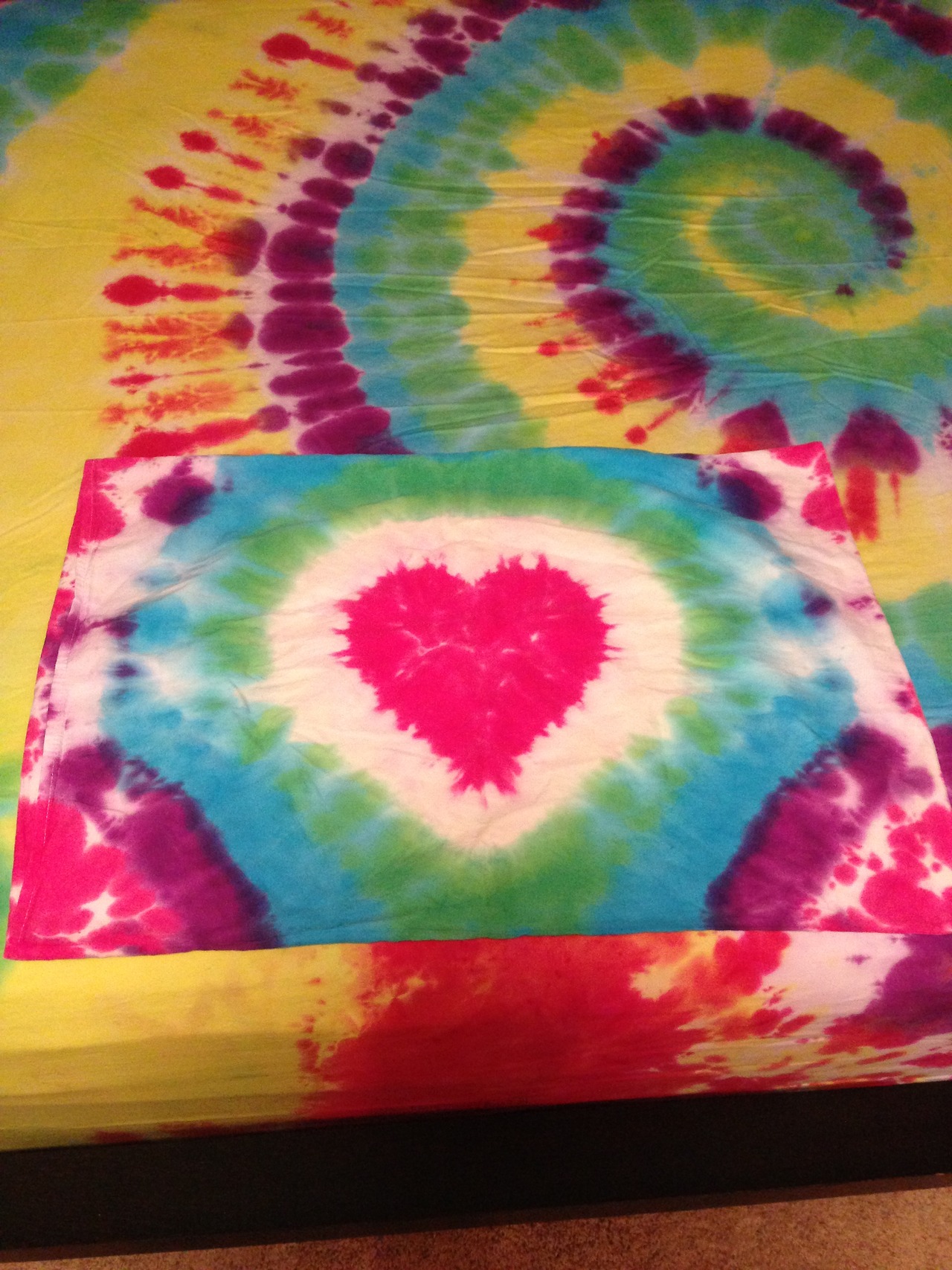 Two 2 Tie Dyed Pillow Cases Sold By Vagabond Tie Dye On Storenvy