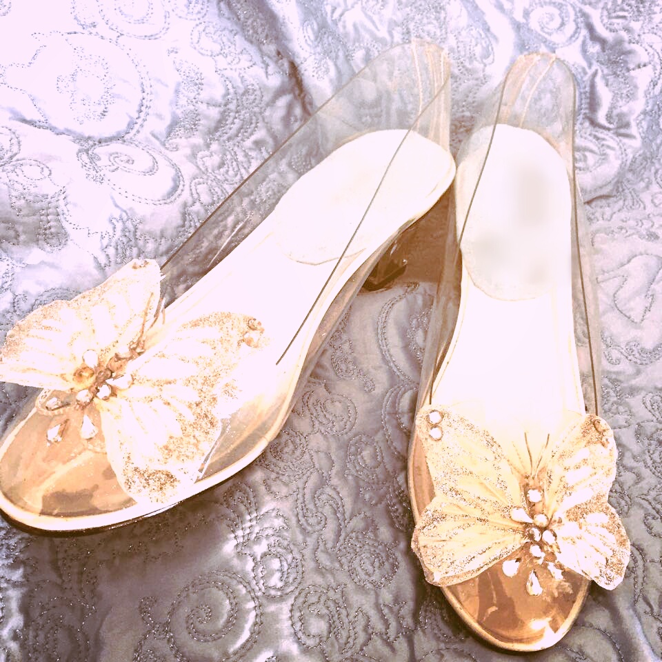 flat glass slippers