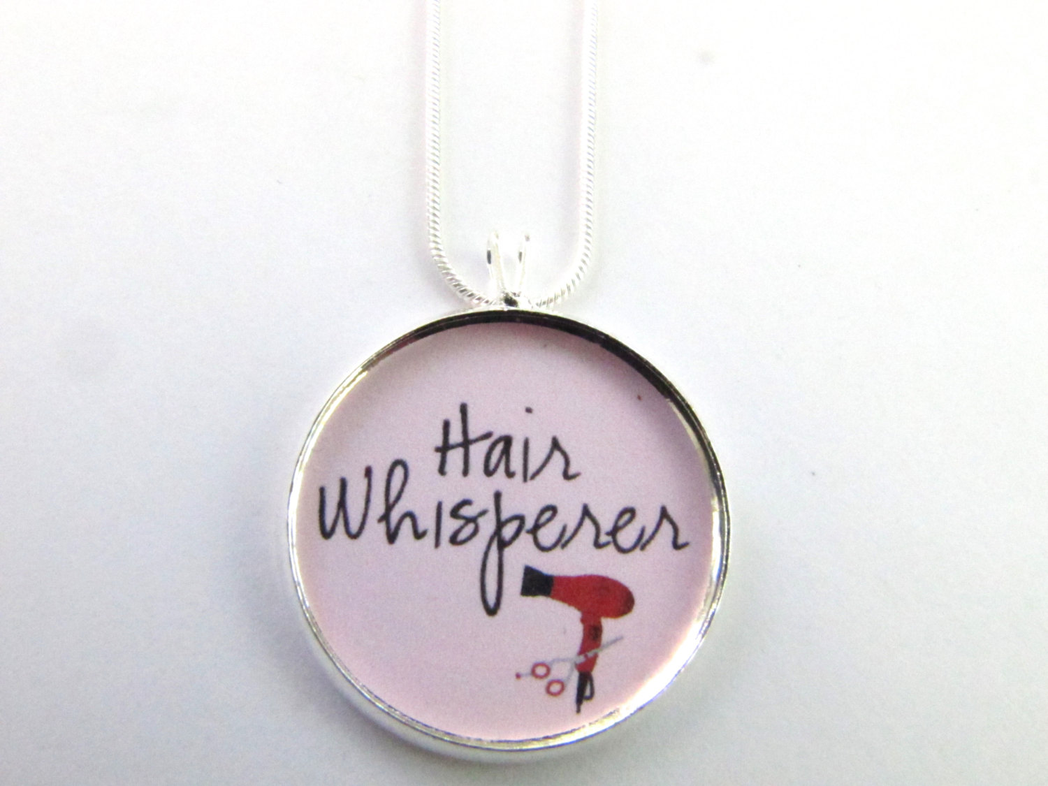 Hair Stylist Necklace Hair Whisperer Beautician Stylist Gift