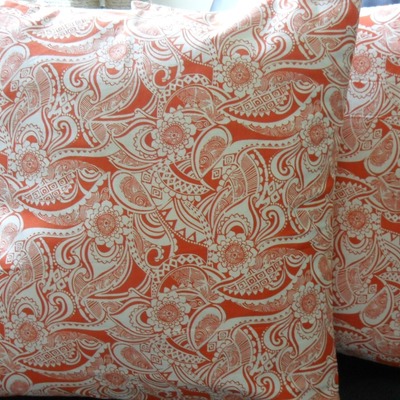 Pretty Tomato Paisley Pillow Case Pillow Kisses More Online