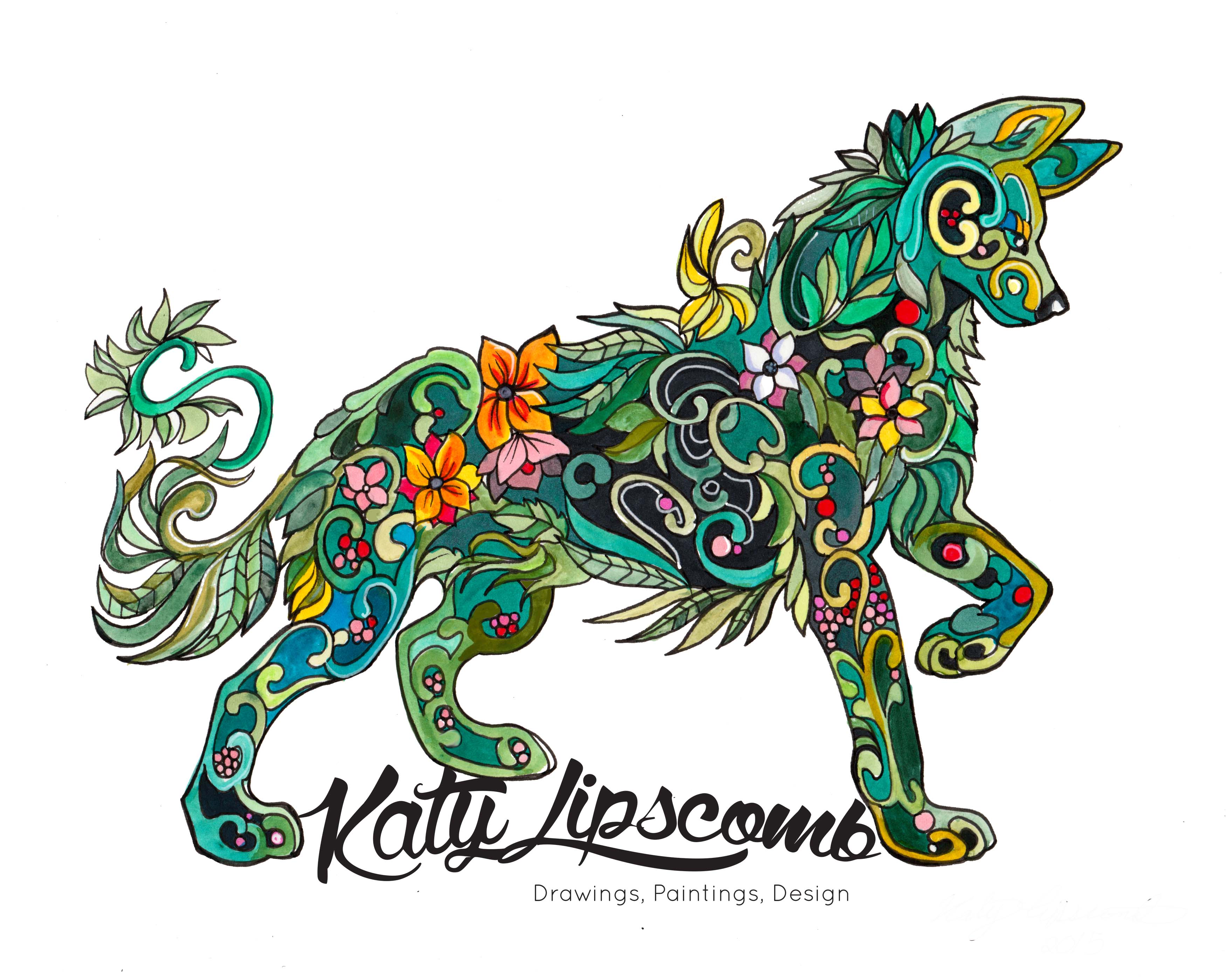 Plant Wolf (Day 307) 8x10 Print · Katy · Online Store Powered