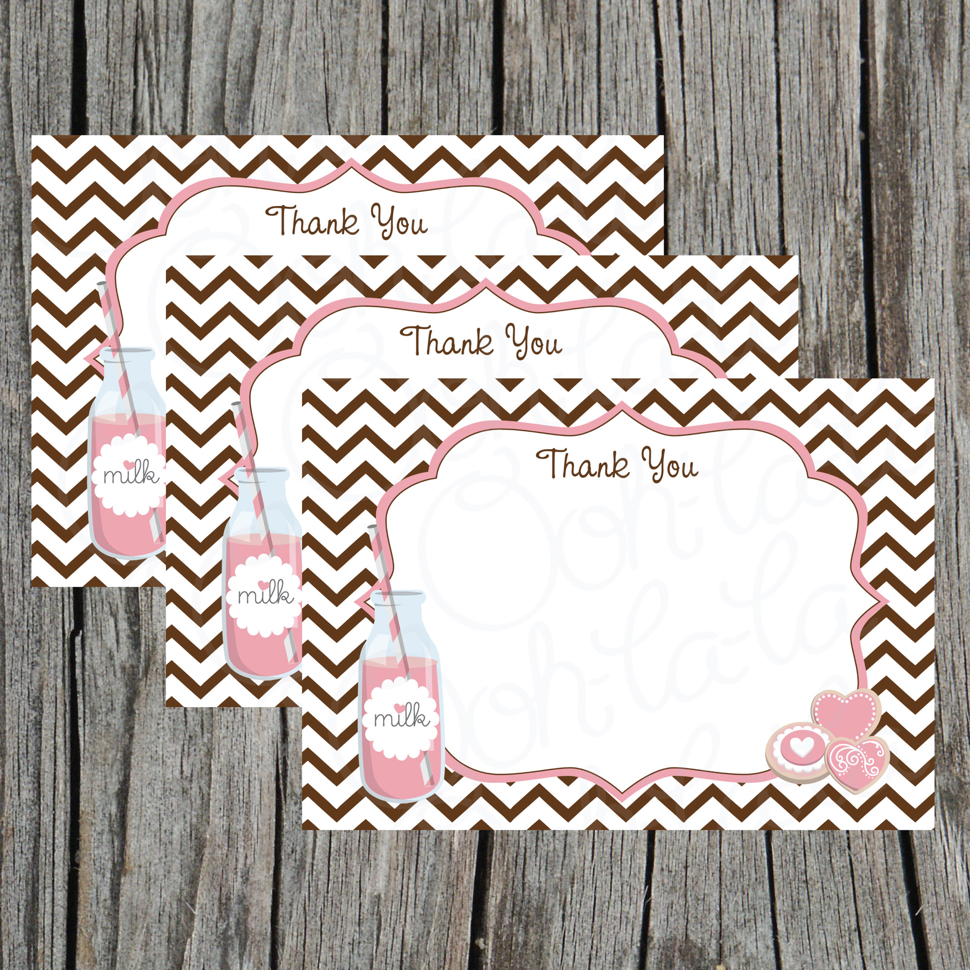 Female Milk and Cookies Electronic Printable Notecard towards Ooh La La Printables graphic about Printable Notecard named Lady Milk and Cookies Electronic Printable Notecard towards Ooh La La Printables