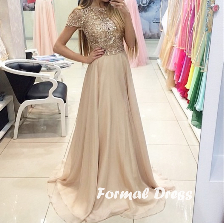 long sleeve long prom dress