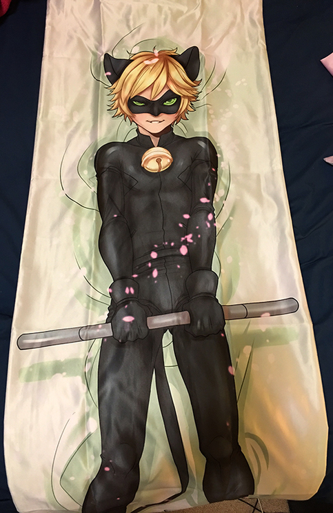 dakimakura chat noir