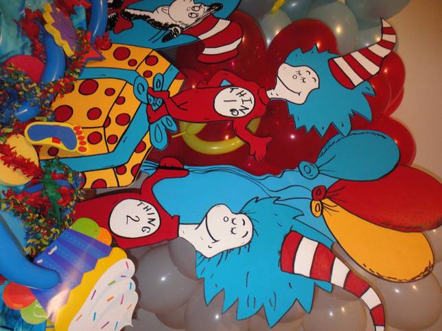 Cat In The Hat Birthday Decoration Photo Prop 3 Ft Sold By