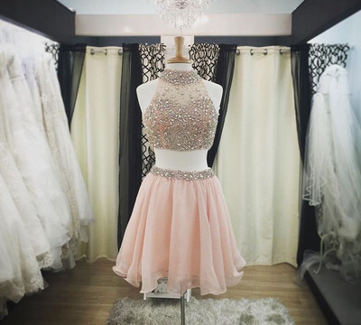 2 piece graduation dress