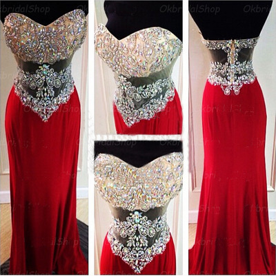 red formal dresses cheap