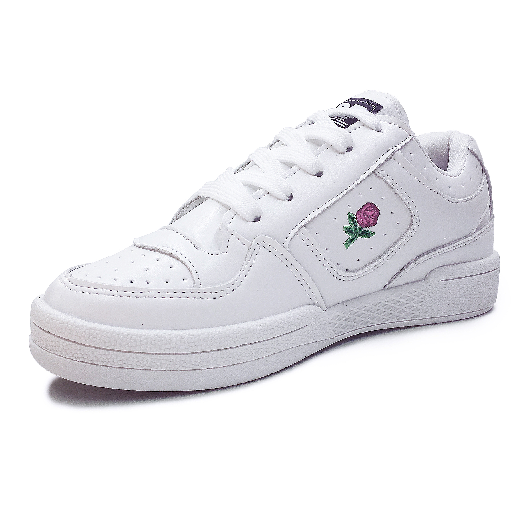 HARAJUFU FASHION AESTHETICS ROSE EMBROIDERY SNEAKERS SHOES ...