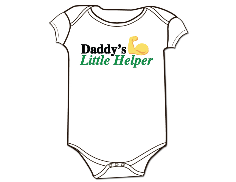 daddys little helper onesie