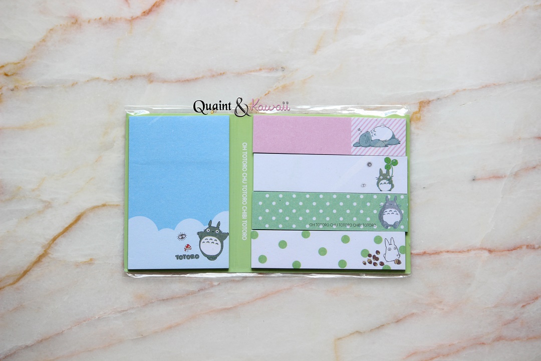Kawaii Totoro Sticky Notes Pad - Adorable Stationery For Planners/Organizers offered via Quaint Kawaii graphic regarding Cute Planners and Organizers named Kawaii Totoro Sticky Notes Pad - Adorable Stationery For Planners/Organizers offered through Quaint Kawaii