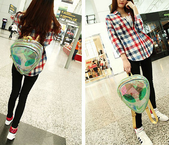 see through mini backpack