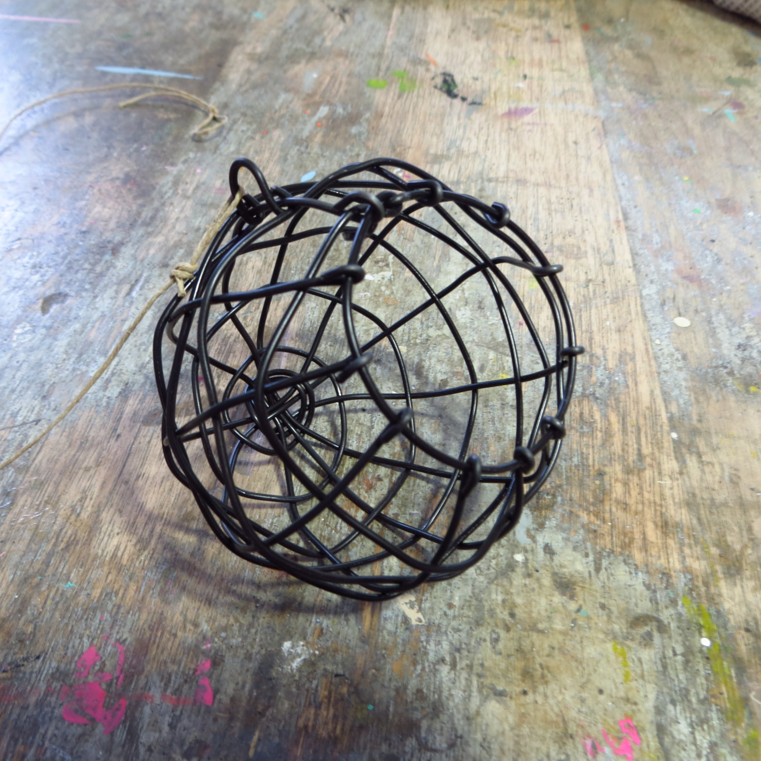 Air Plant Holder Decorative Basket Small Wire Chareststudios