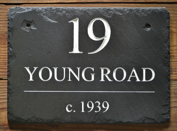 SLATE HOUSE NUMBERS / Circa · THE SLATE MASONS · Online Store Powered by Storenvy