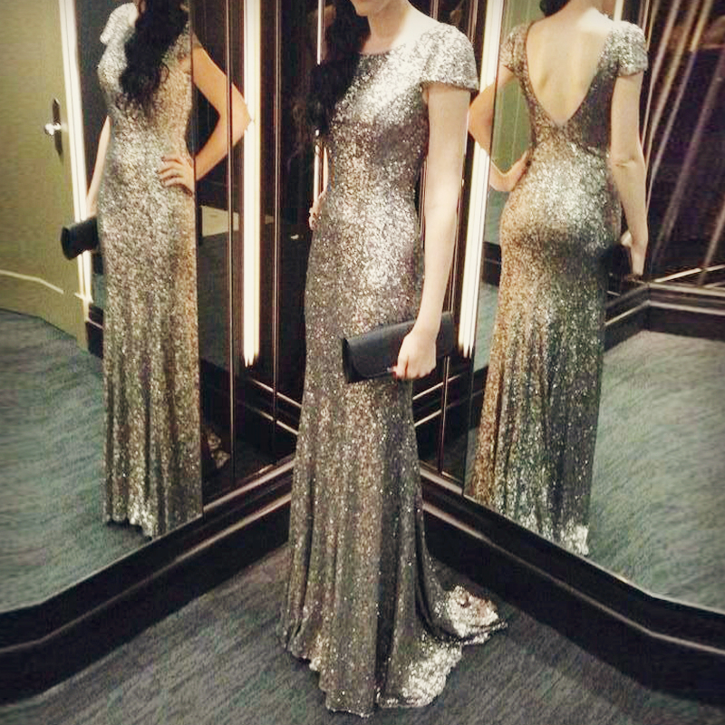 Elegant Champagne Short Dresses