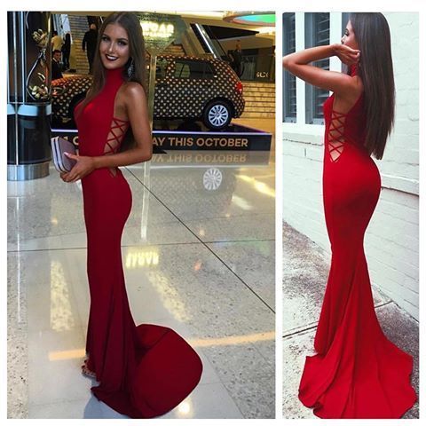 red prom dress sexy