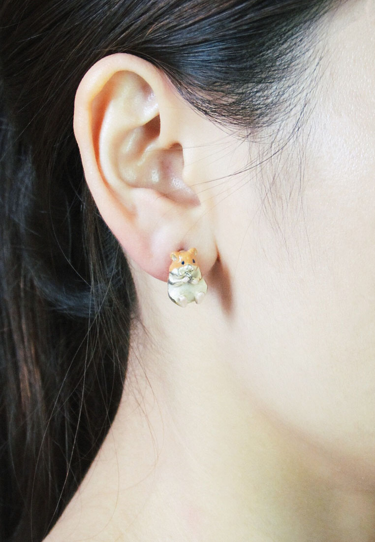 hamster earrings
