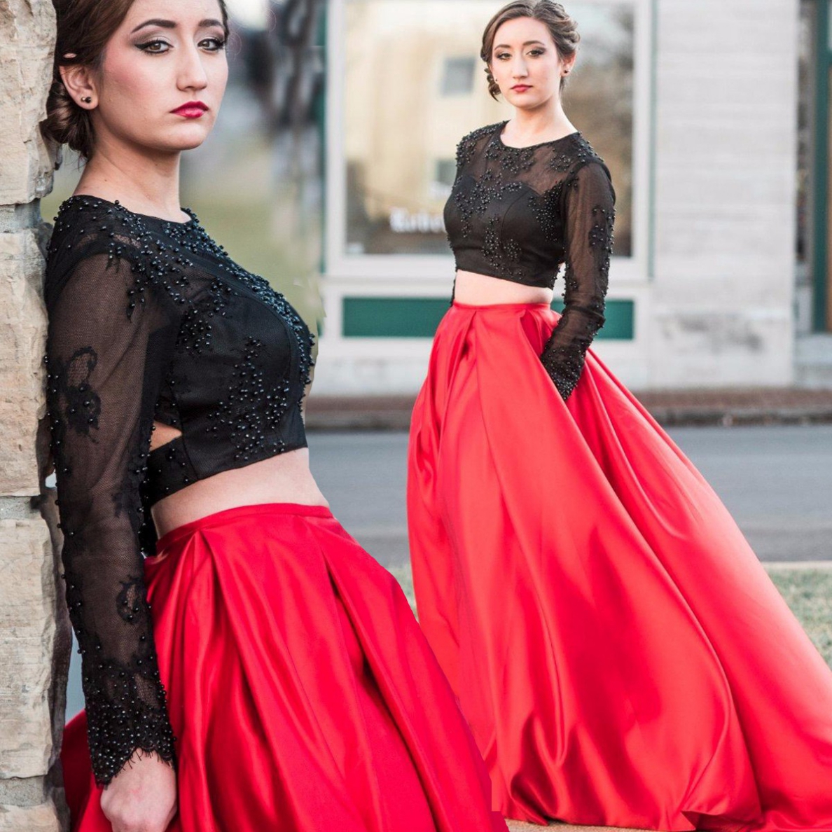 red prom dresses 2017
