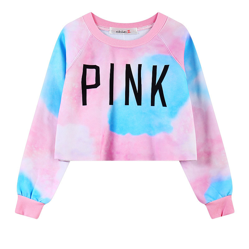 tie dye pink sweater