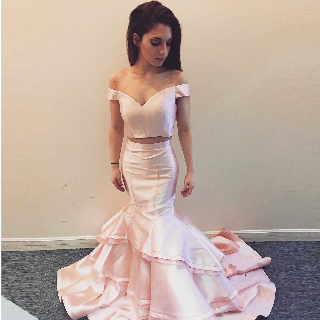 layered mermaid dress
