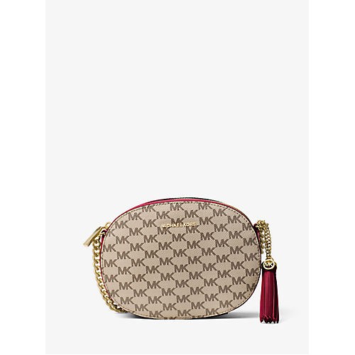 michael kors ginny medium logo crossbody