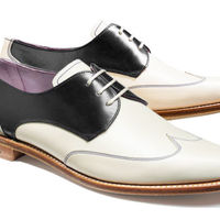 shoes wingtip spectator tone formal dress rangoli