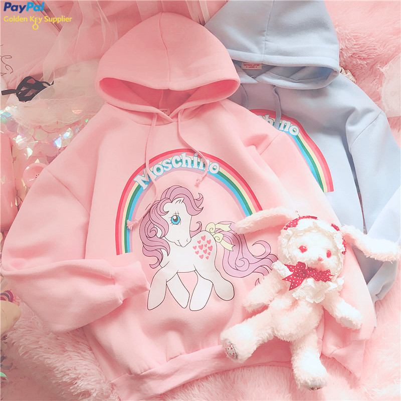 rainbow unicorn hoodie