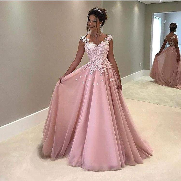 prom dresses 2019 pink