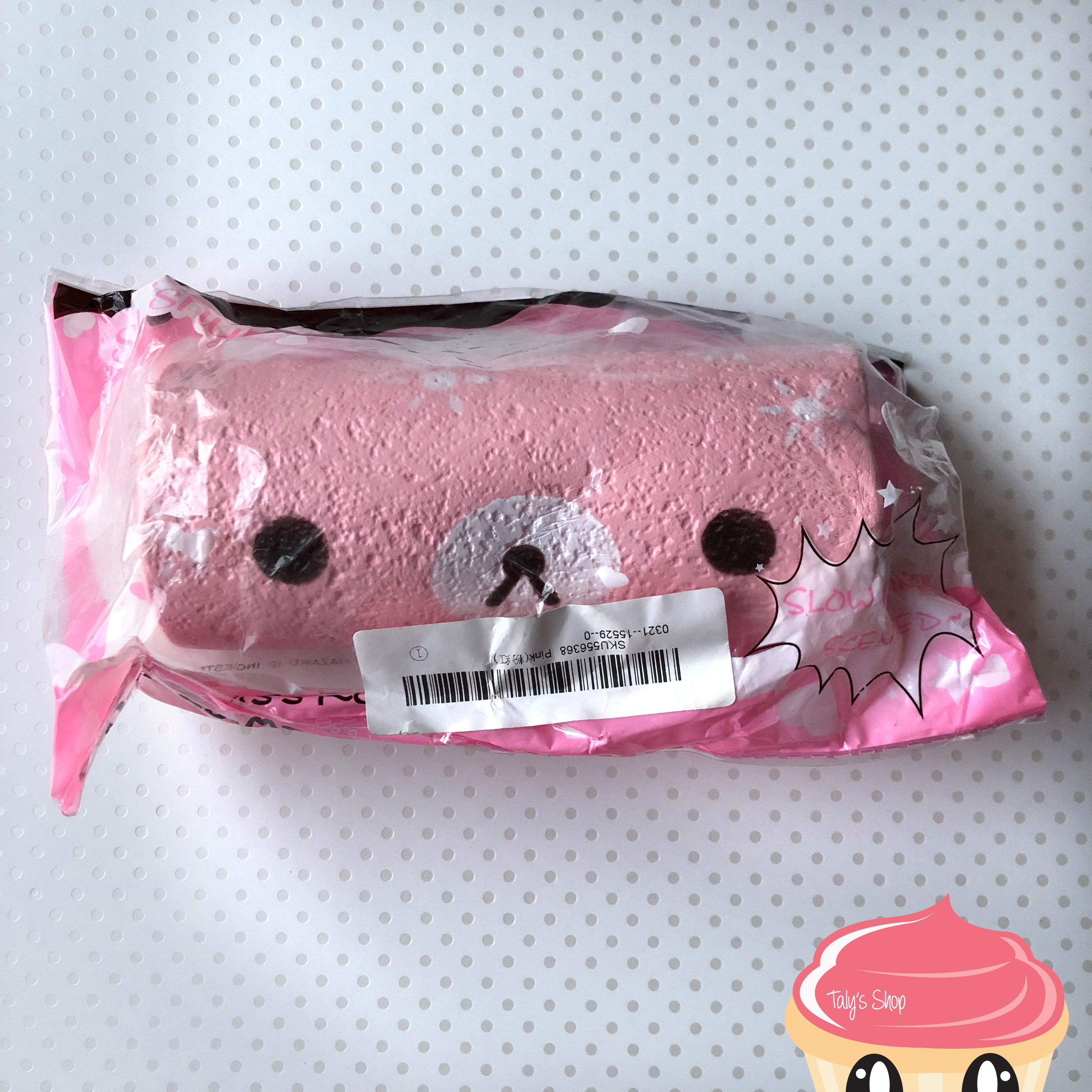 Swiss Roll Kawaii Bear Sponge Cake Pink Sold By Taly S Shop On