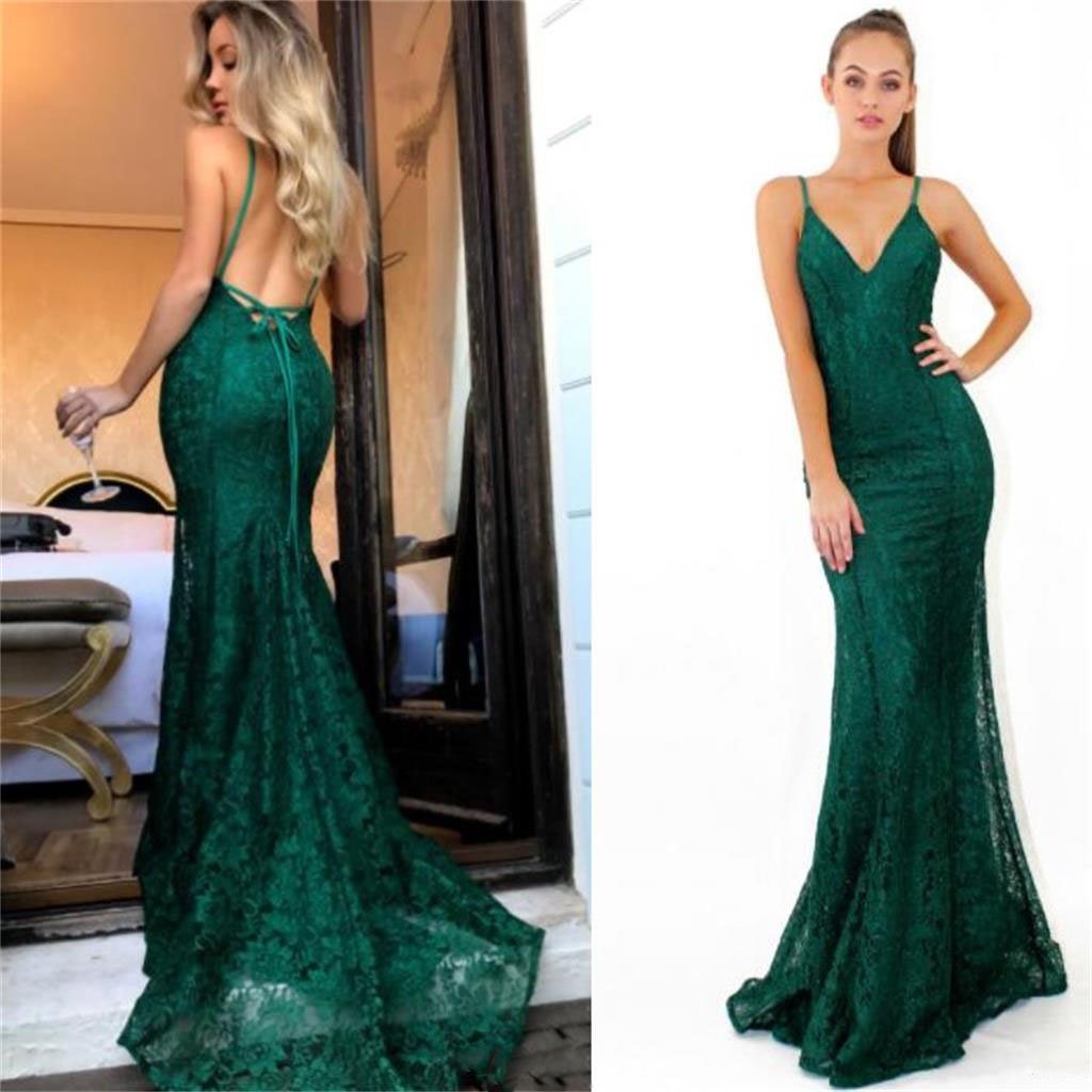 green prom dress macys